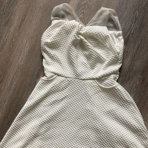 Lavender kids white formal dress